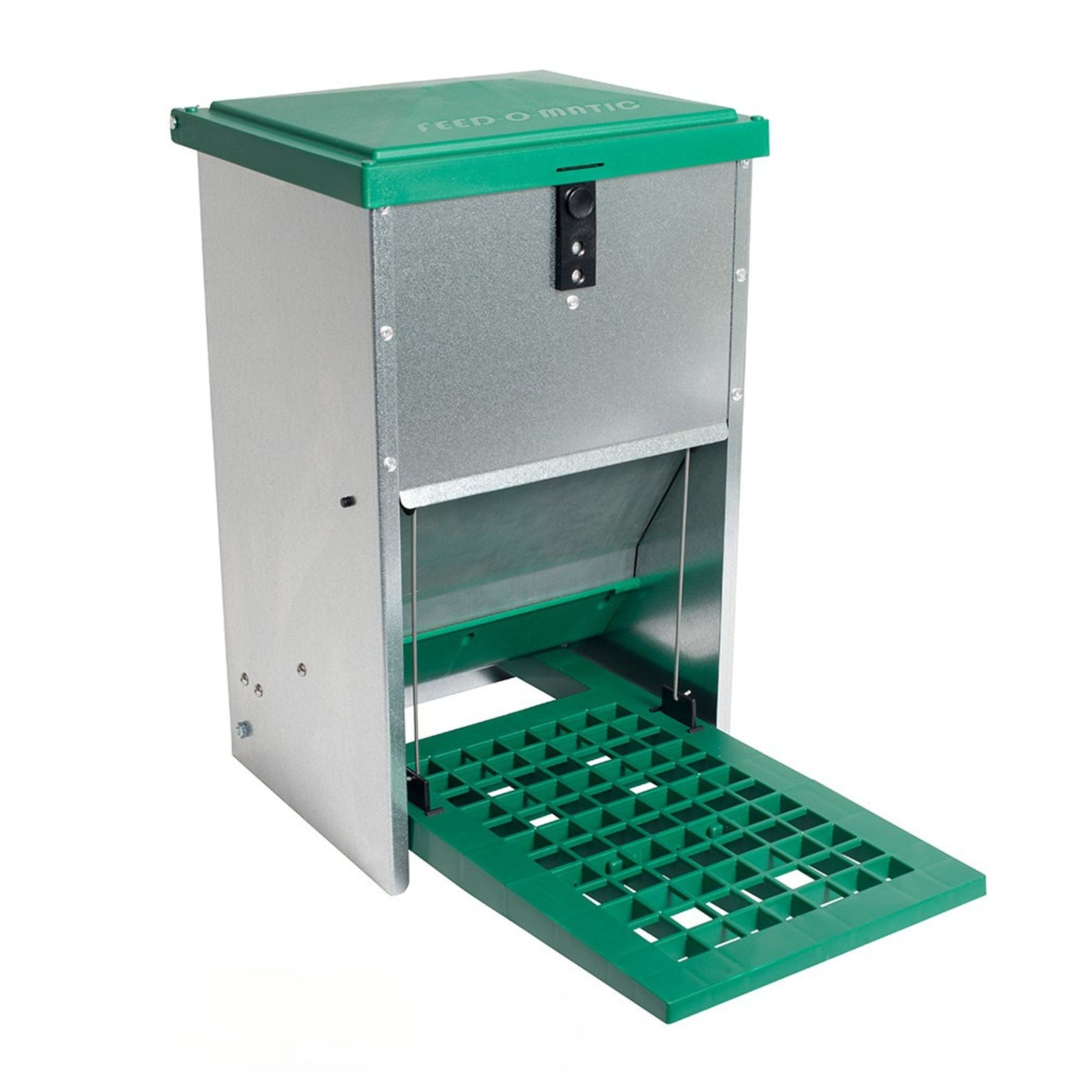 Feed-O-Matic Treadle Poultry feeder