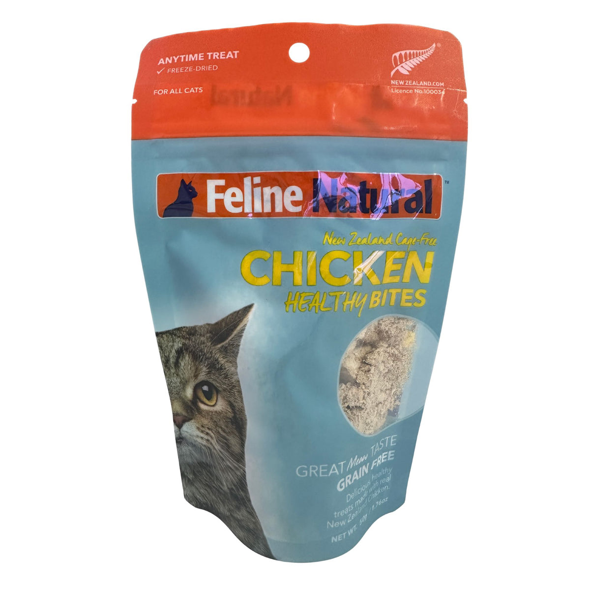 Feline Natural Chicken Healthy Bites Cat Treats 50g