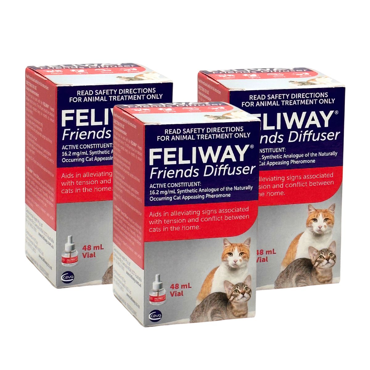 Feliway Friends Refill 3 x 48mL Value Bundle