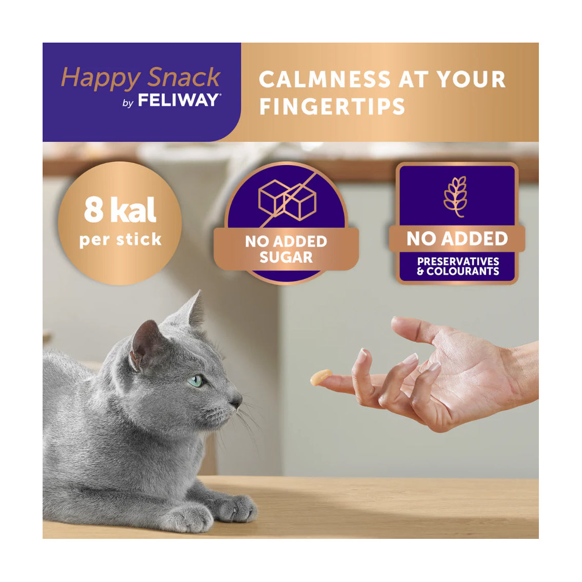 Feliway Happy Snack Calming Treat for Cats - Chicken