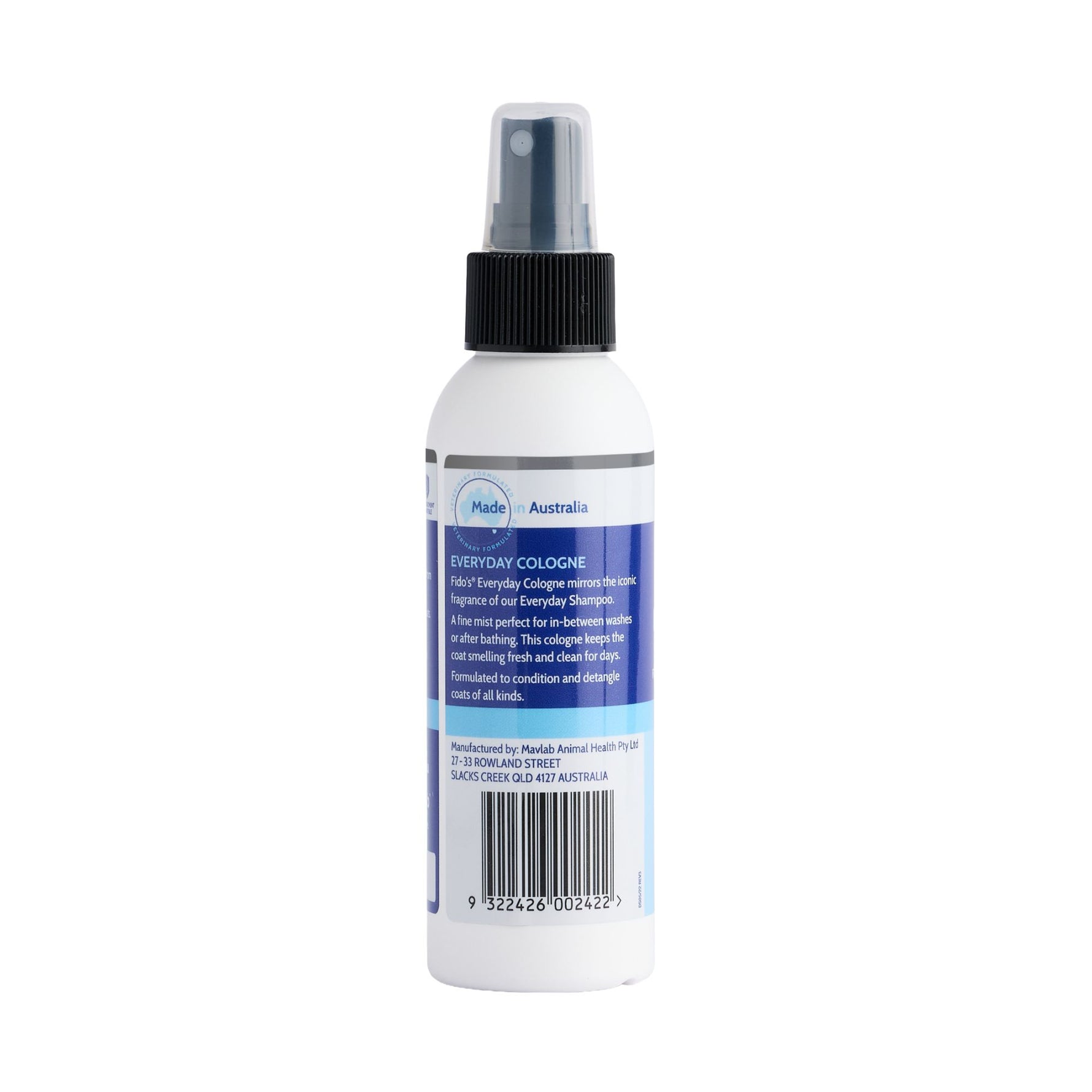 Fido's Everyday Cologne & Detangler 125mL