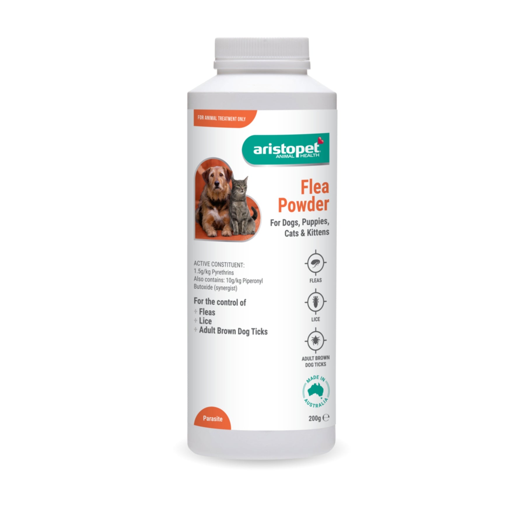 Aristopet Flea Powder for Dogs, Puppies, Cats & Kittens