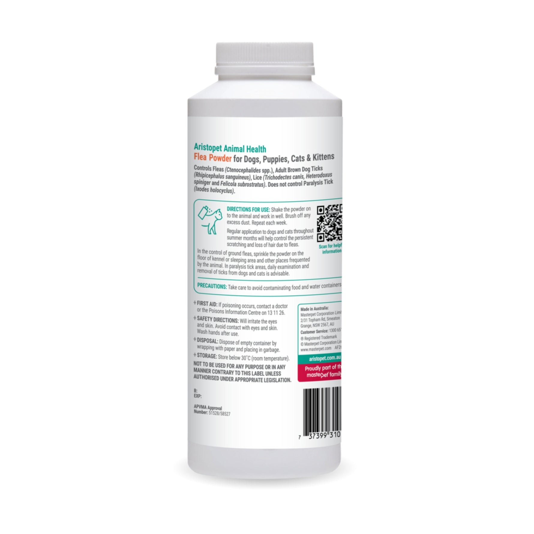 Aristopet Flea Powder for Dogs, Puppies, Cats & Kittens