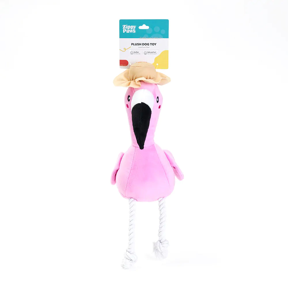 Zippy Paws Playful Pal - Freya the Flamingo