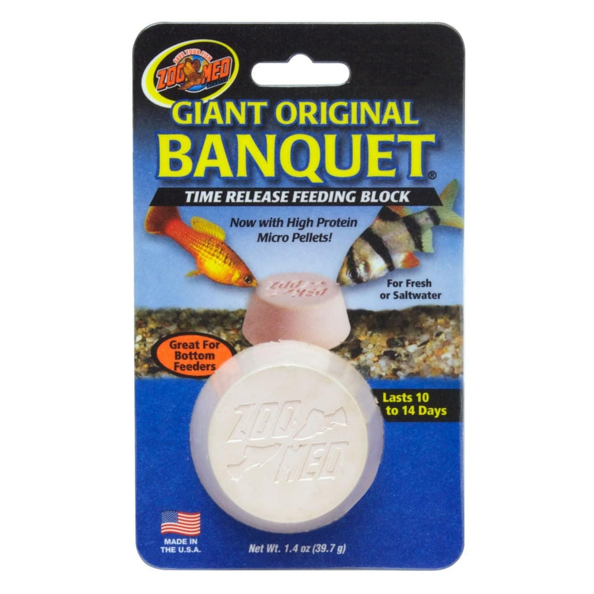 Zoo Med Original Banquet Time Release Feeding Block