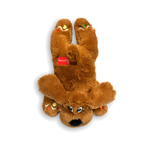 Gingerbread Droolly Dog plush, underside view