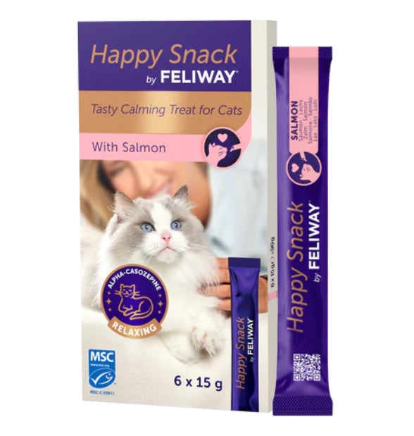 Feliway Happy Snack Calming Treat for Cats - Salmon