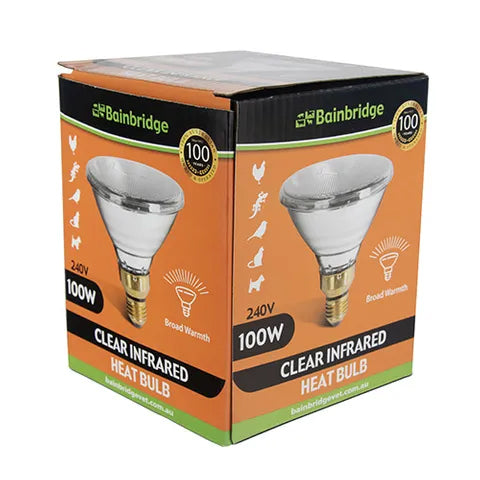 Bainbridge Infrared Heat Lamp Bulb - Clear