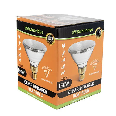 Bainbridge Infrared Heat Lamp Bulb - Clear