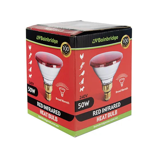 Bainbridge Infrared Heat Lamp Bulb - Red