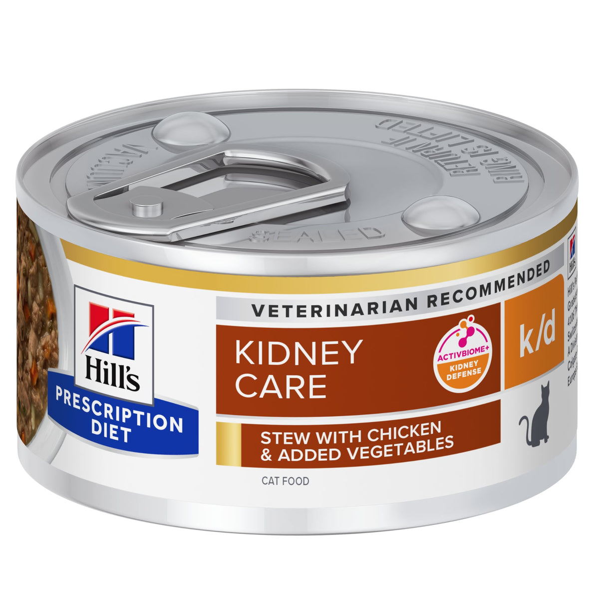 Hill's Prescription Diet Feline k/d Kidney Care Chicken & Vegetable Stew 82g x 24