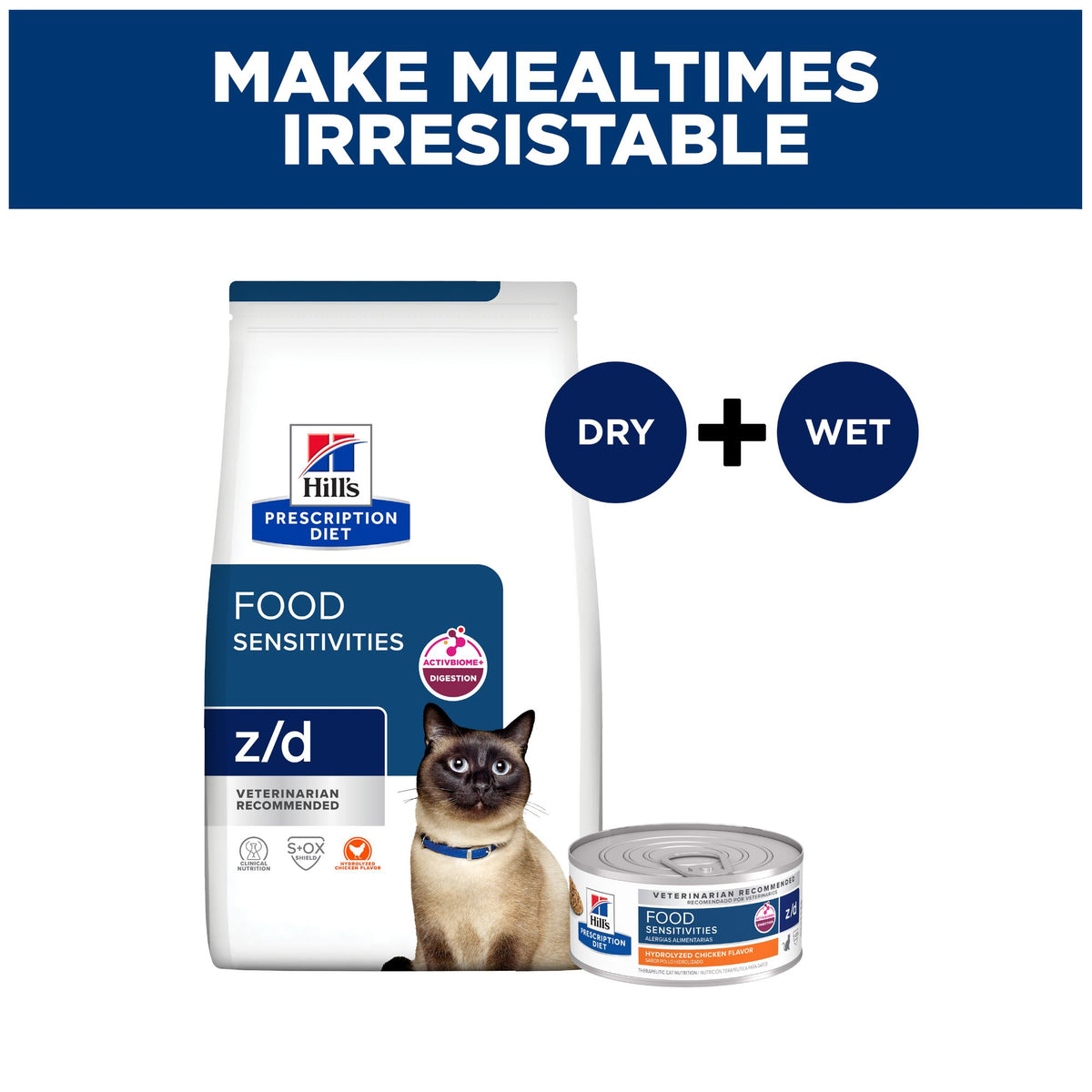 Hill's Prescription Diet Feline z/d Skin/Food Sensitivities