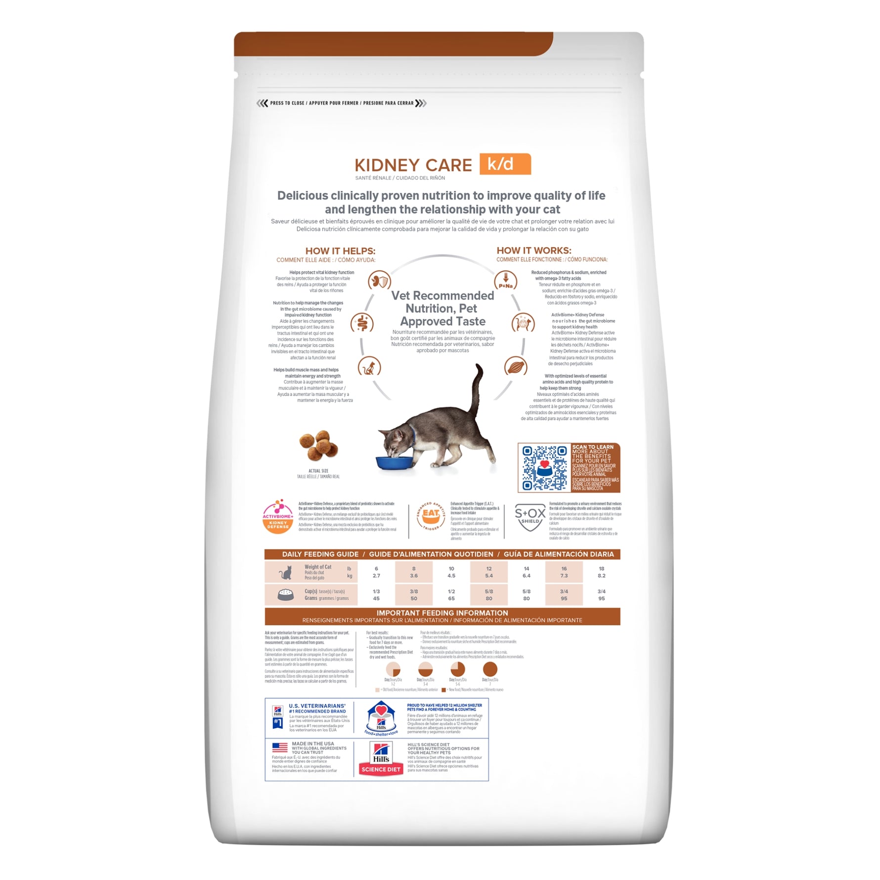 Hill's Prescription Diet Feline k/d Kidney Care
