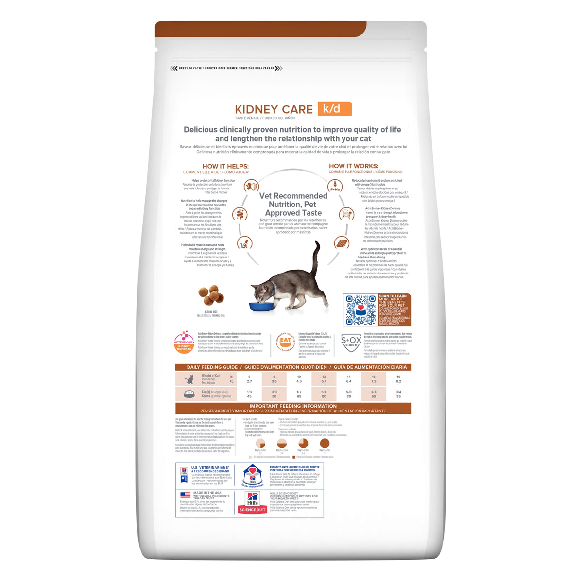 Hill's Prescription Diet Feline k/d Kidney Care