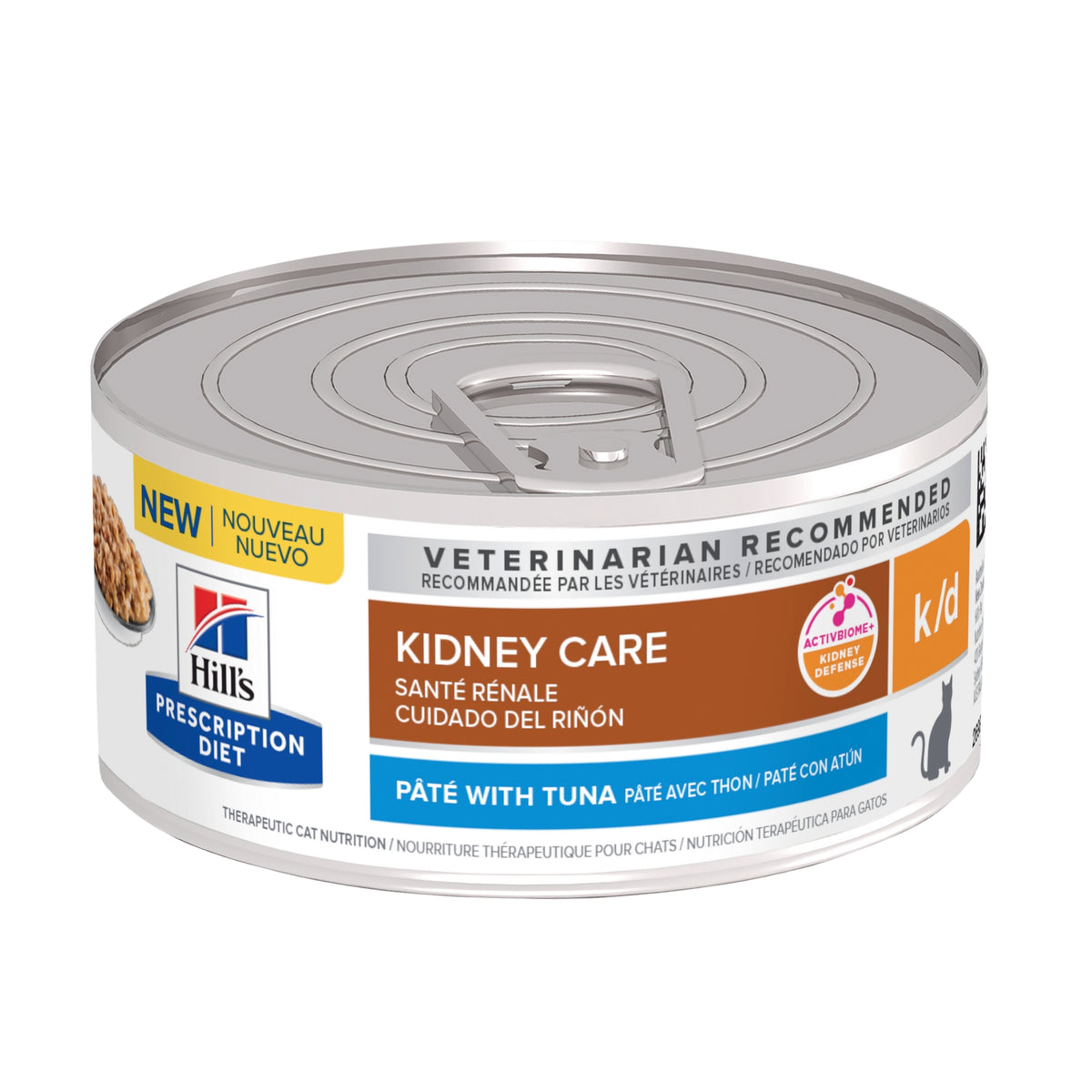 Hill's Prescription Diet Feline k/d Kidney Care Paté w/Tuna 156g x24