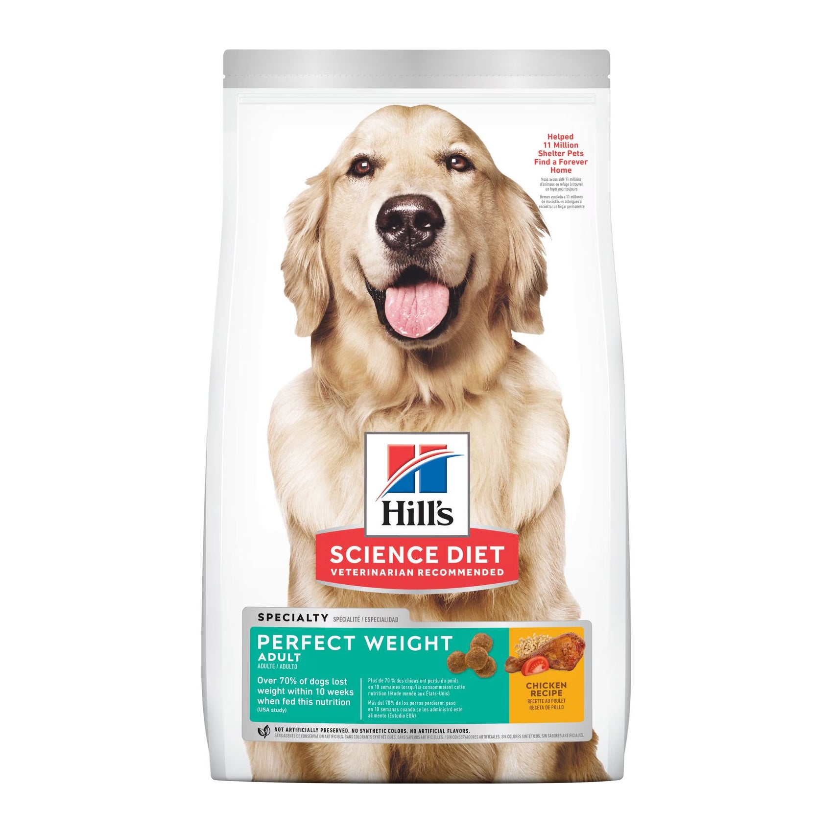 Hill's Science Diet Adult Perfect Weight Chicken Recipe Dry Dog Food