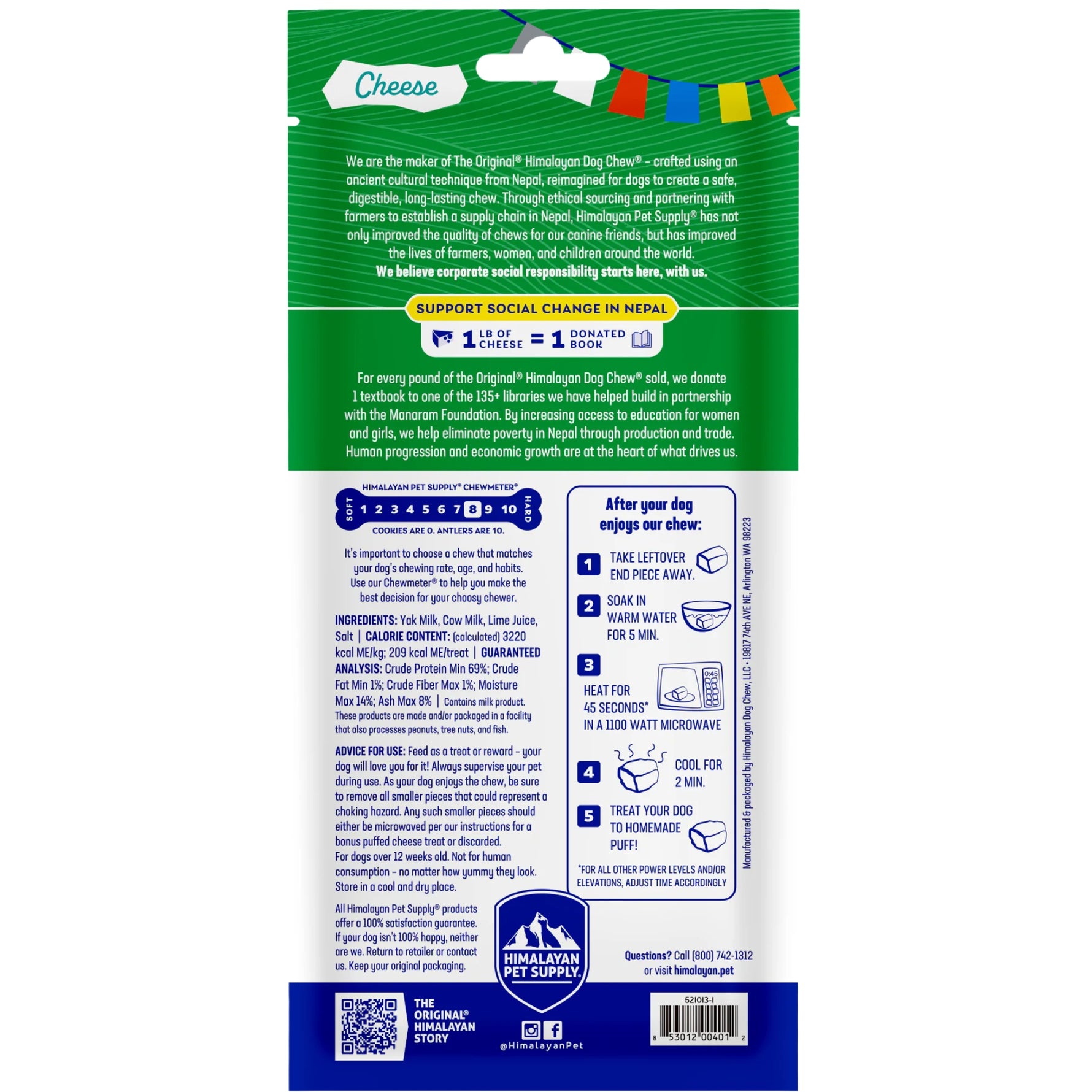 The Original Himalayan Dog Chew - Cheese