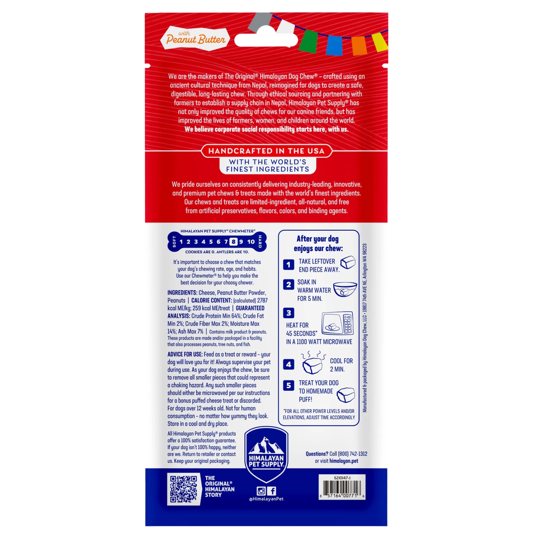 The Original Himalayan Dog Chew - Peanut Butter