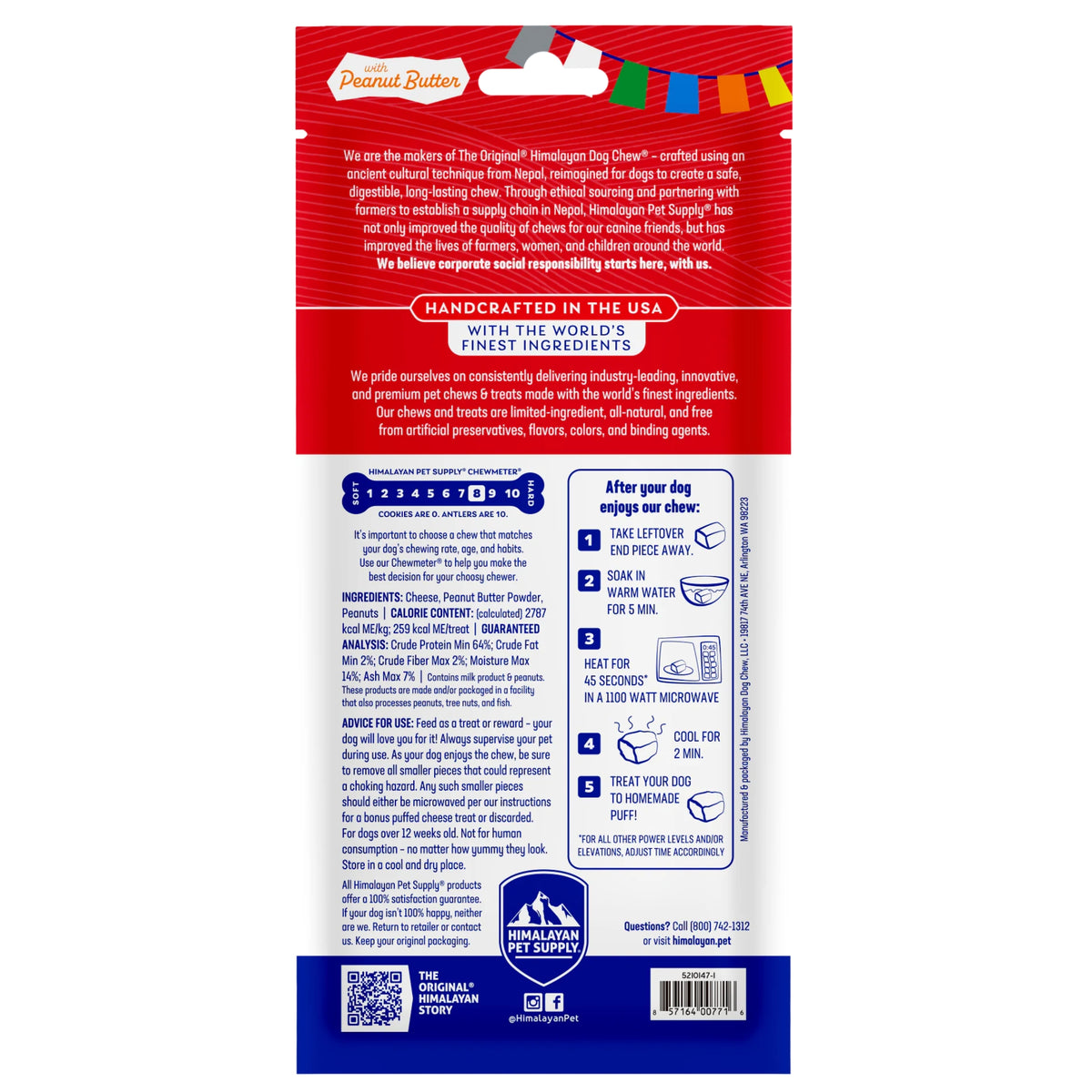 The Original Himalayan Dog Chew - Peanut Butter