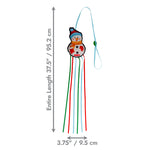 KONG Holiday Snowman Teaser Catnip Cat Toy