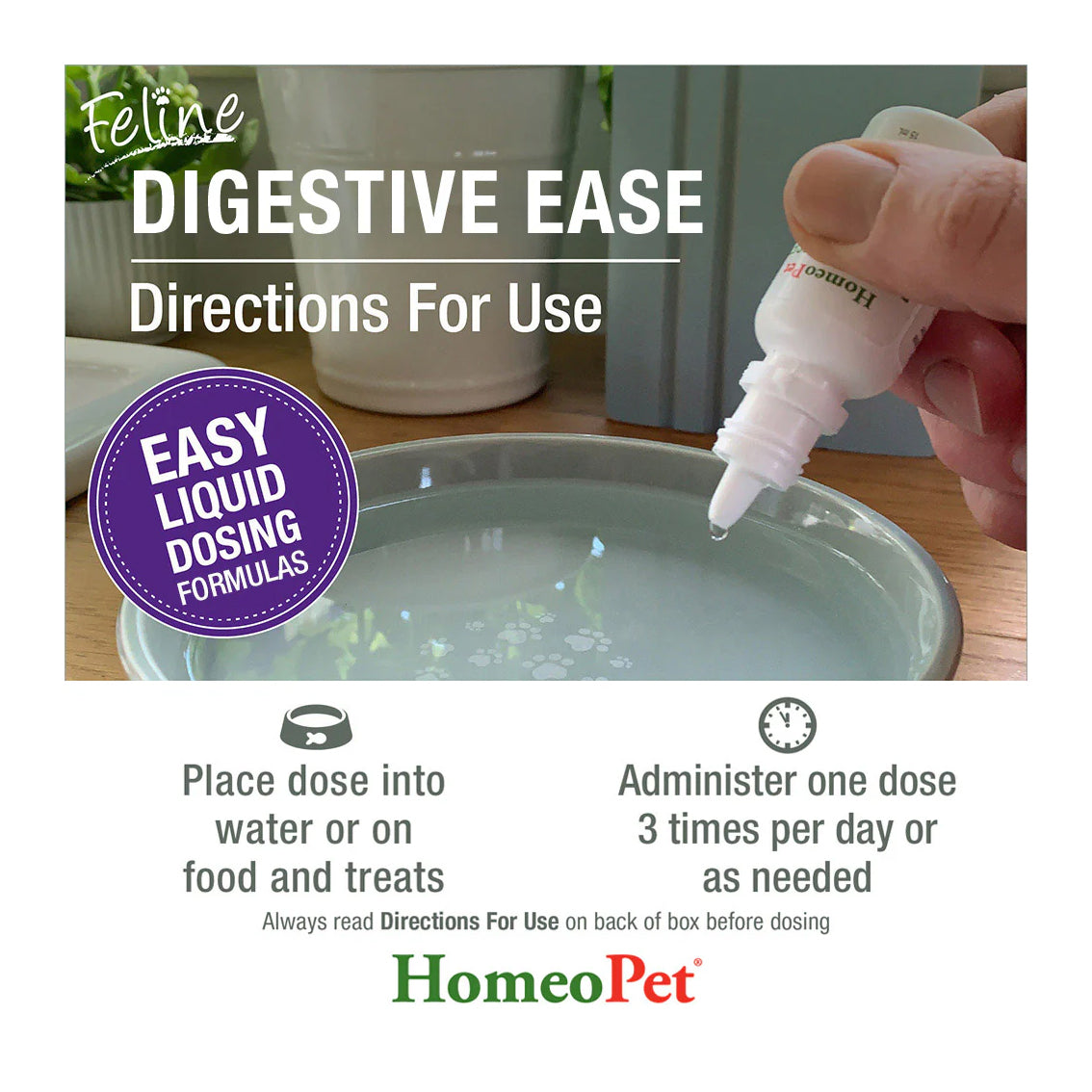 HomeoPet Feline Digestive Ease 15mL