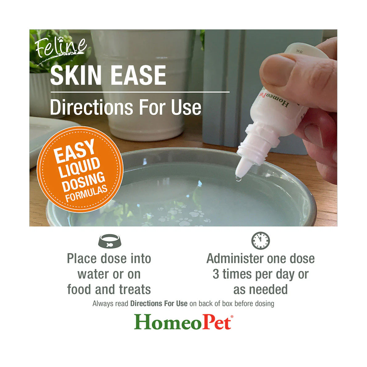 HomeoPet Feline Skin Ease 15mL