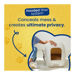 Ezi-LockOdour Hooded Dual Layer Cat Litter Tray System