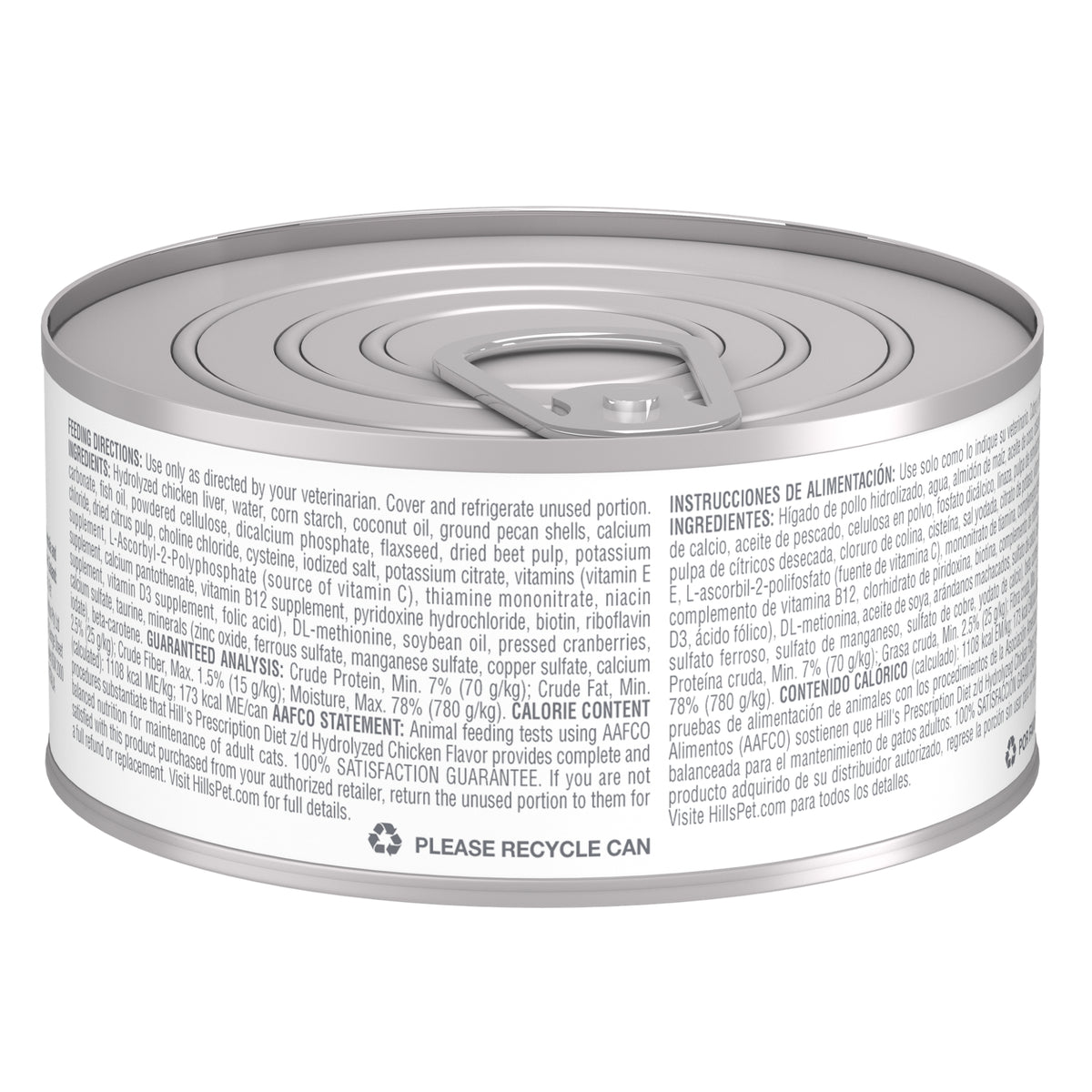 Hill's Prescription Diet z/d Hydrolysed Chicken Flavour Wet Cat Food 156g