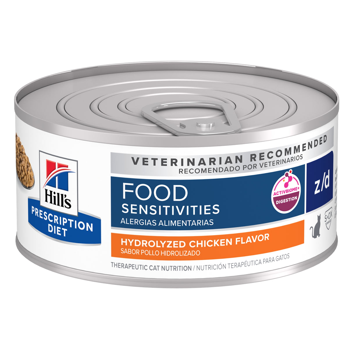 Hill's Prescription Diet z/d Hydrolysed Chicken Flavour Wet Cat Food 156g