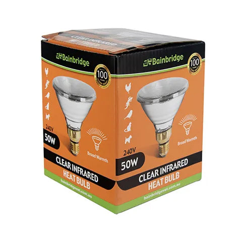 Bainbridge Infrared Heat Lamp Bulb - Clear