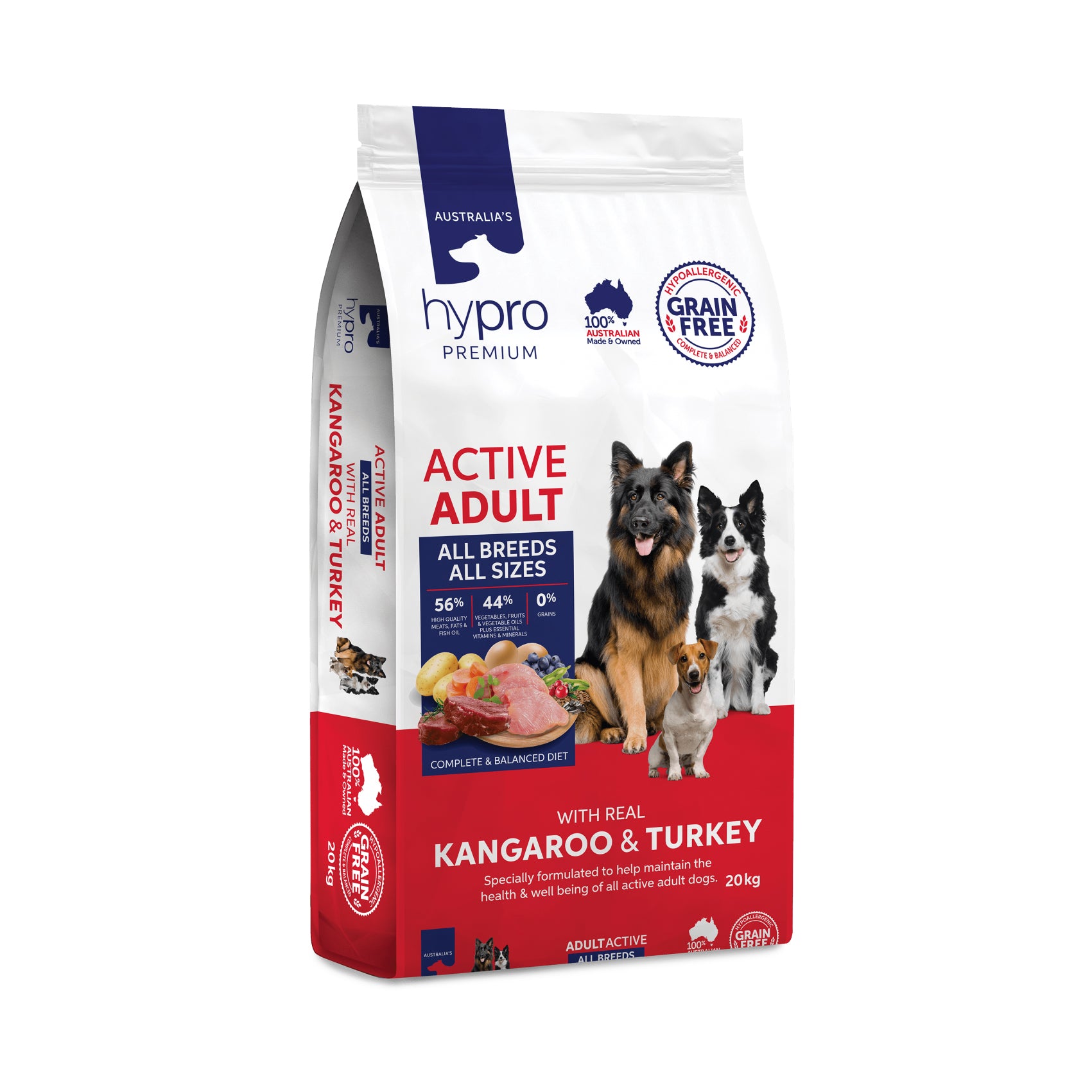 HYPRO Premium for Working Dogs Kangaroo & Turkey 20kg