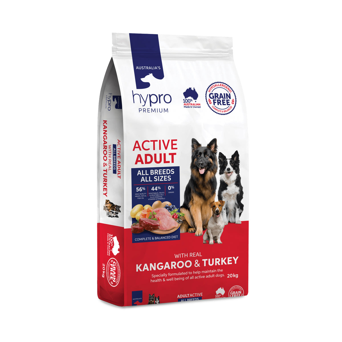 HYPRO Premium for Working Dogs Kangaroo &amp; Turkey 20kg