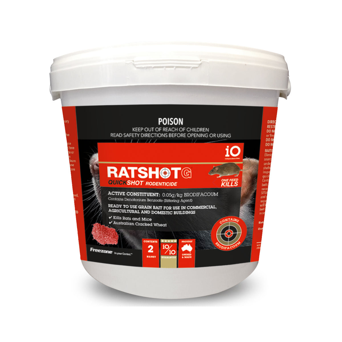 iO Ratshot QuickShot Grain Bait Red