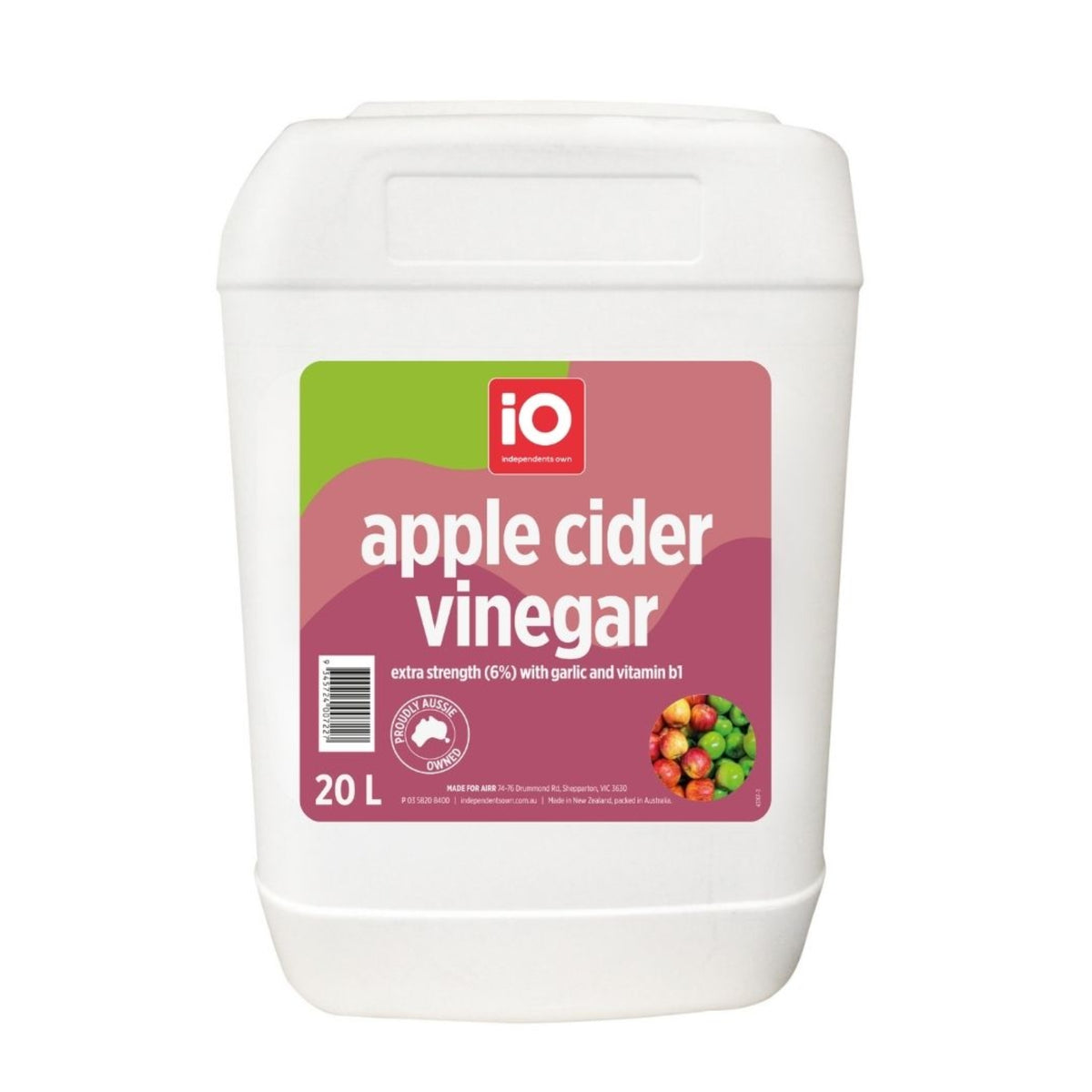 iO Apple Cider Vinegar 6% with Vitamin B1 and Garlic