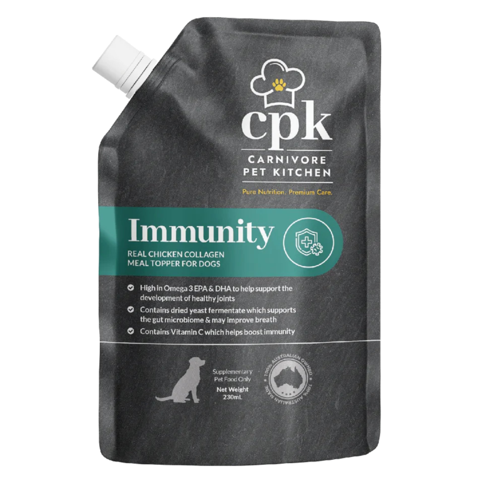 Carnivore Pet Kitchen Immunity Meal Topper 230mL