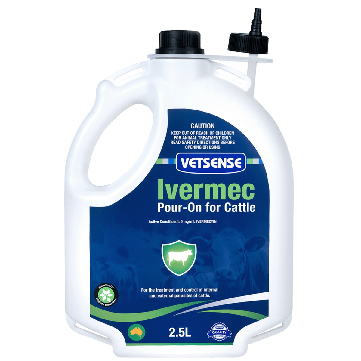 Vetsense Ivermec Pour-On for Cattle  ***Pickup Only***