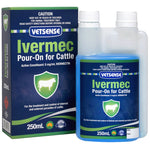 Vetsense Ivermec Pour-On for Cattle  ***Pickup Only***