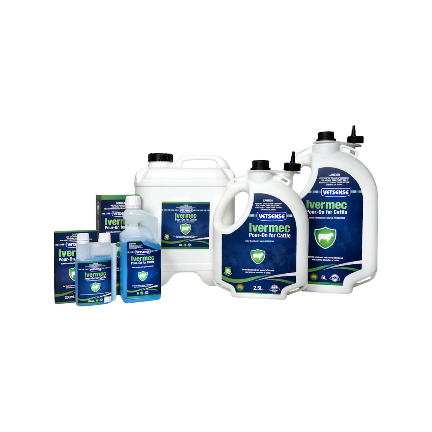 Vetsense Ivermec Pour-On for Cattle  ***Pickup Only***