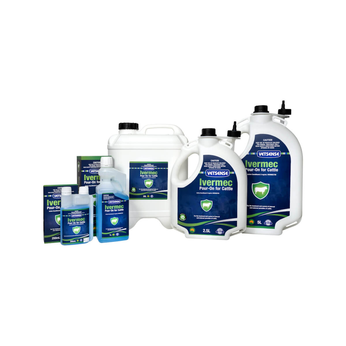 Vetsense Ivermec Pour-On for Cattle  ***Pickup Only***