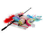 Kitty Play 3-in-1 Interchangeable Cat Teaser Wand - Magical Wonders