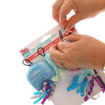 Kitty Play 3-in-1 Interchangeable Cat Teaser Wand - Metallic Sparkle Seaside Critters