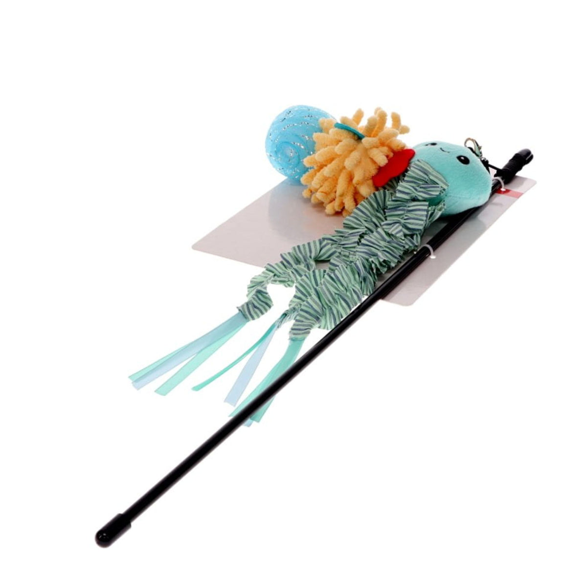Kitty Play 3-in-1 Interchangeable Cat Teaser Wand - Under the Sea