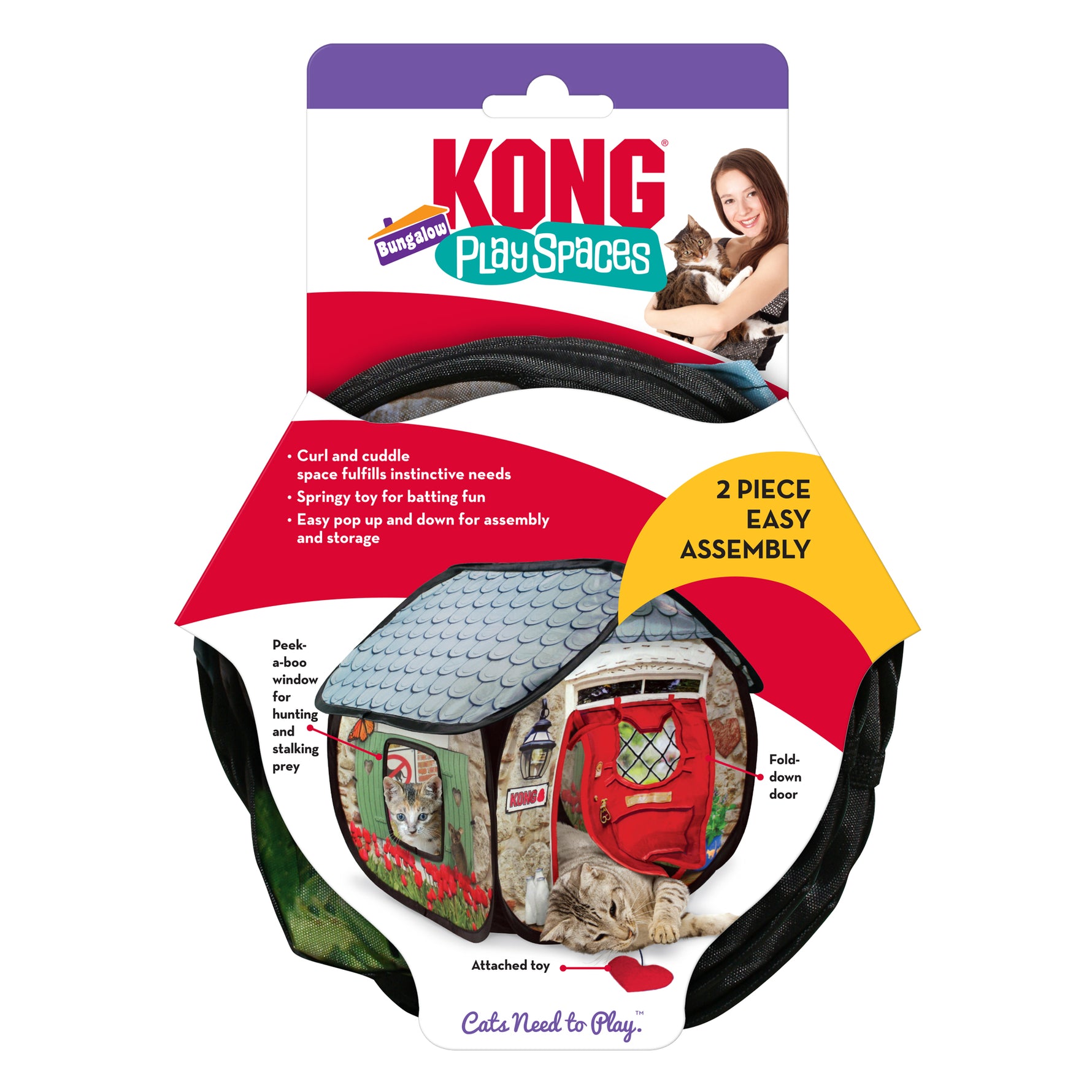 KONG PlaySpaces Bungalow (No Catnip)