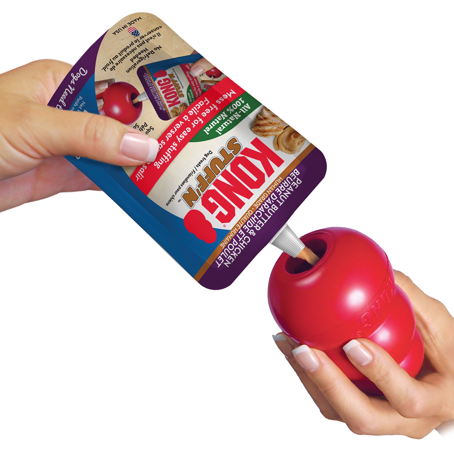 Kong Dog Toys You Can Put Peanut Butter In KONG Stuff'N All