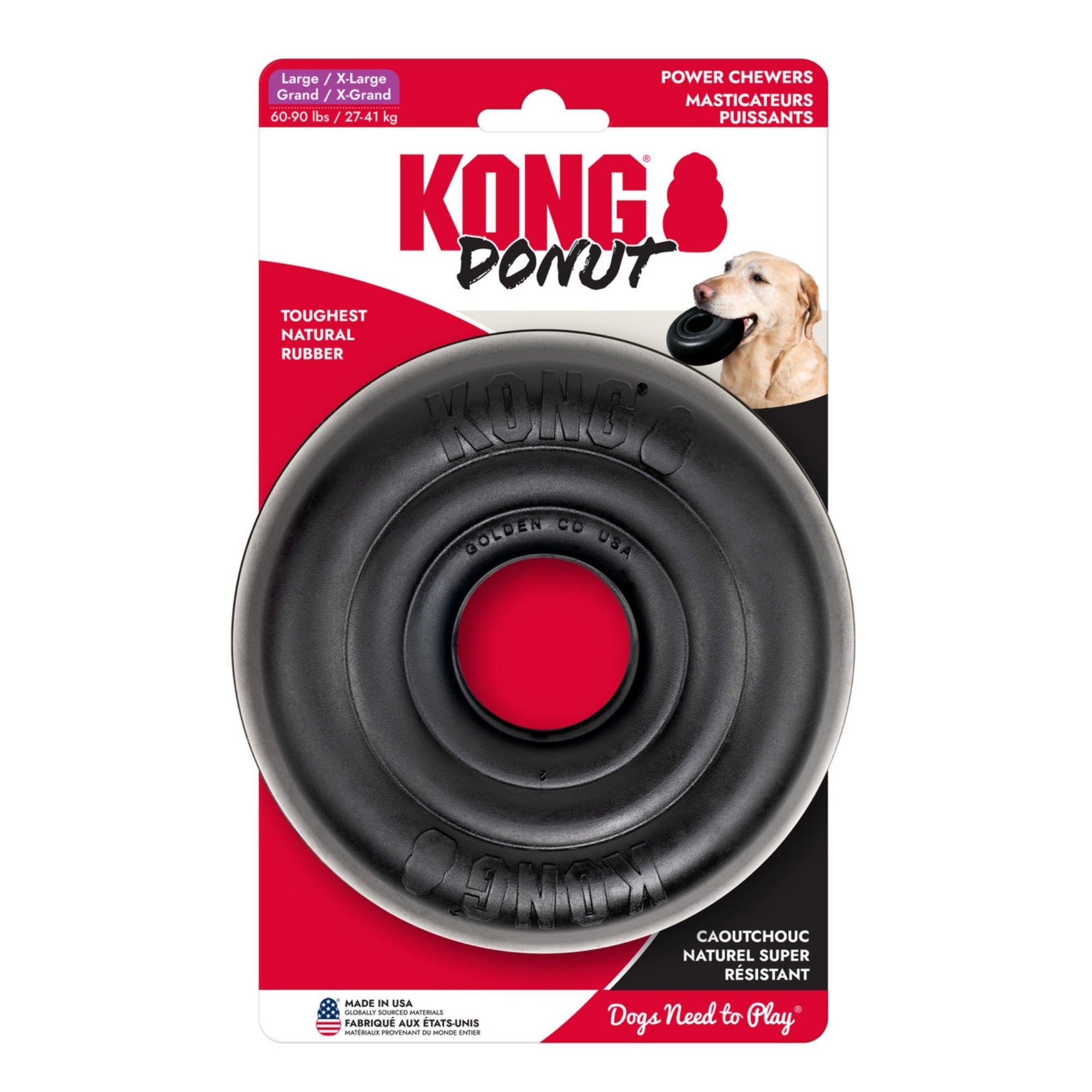 KONG Extreme Donut Dog Toy
