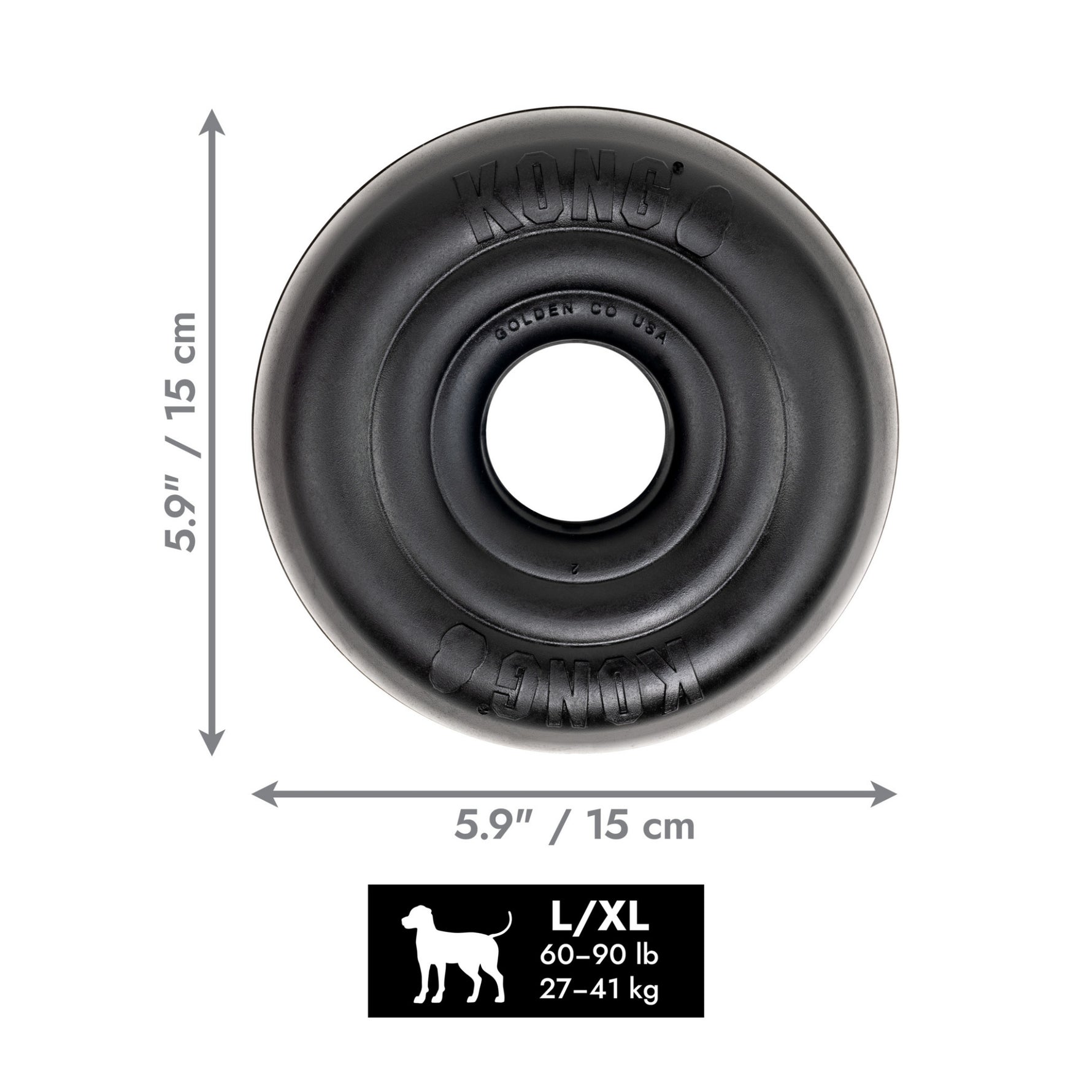 KONG Extreme Donut Dog Toy