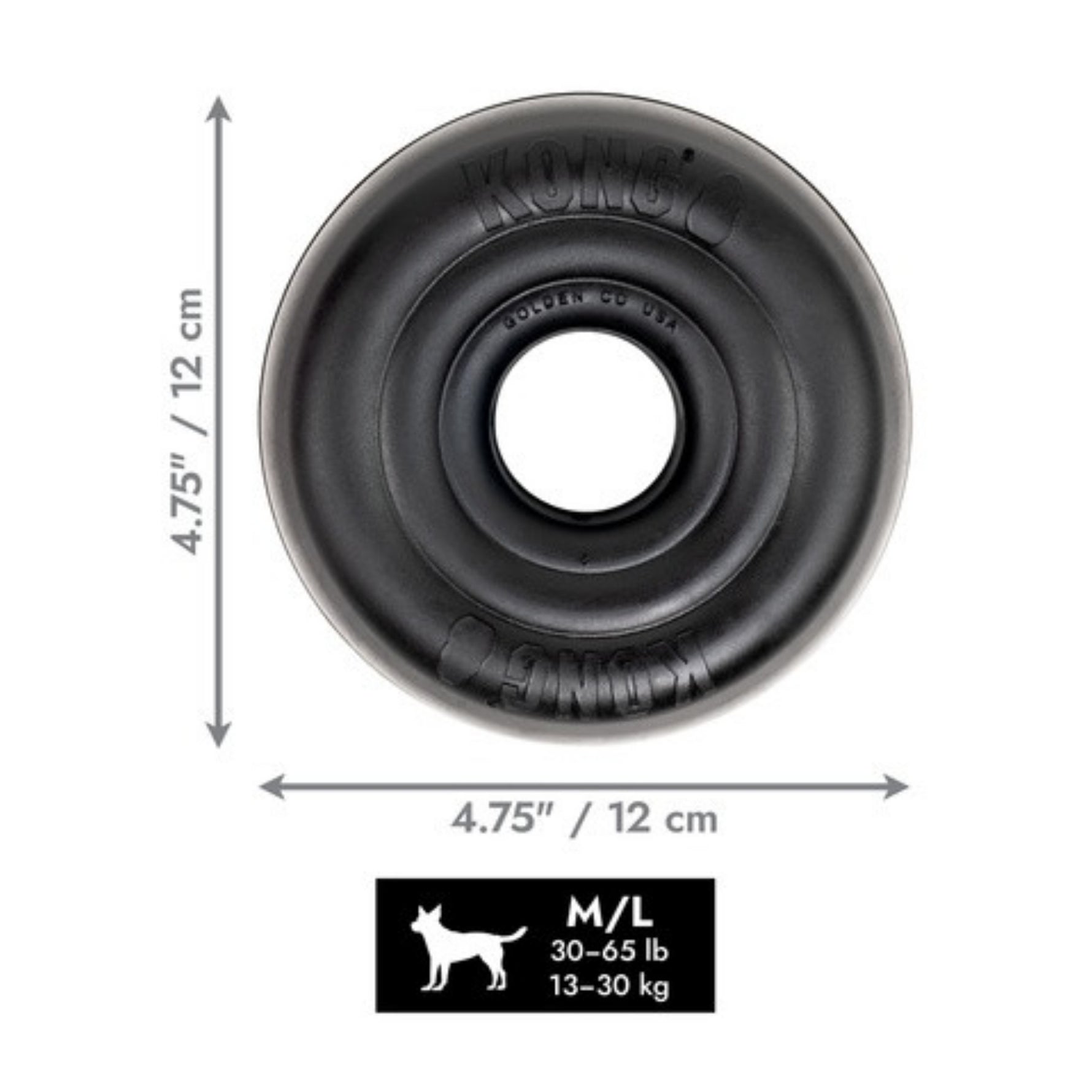 KONG Extreme Donut Dog Toy