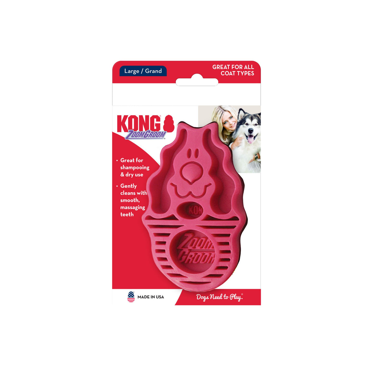 KONG ZoomGroom for Dogs