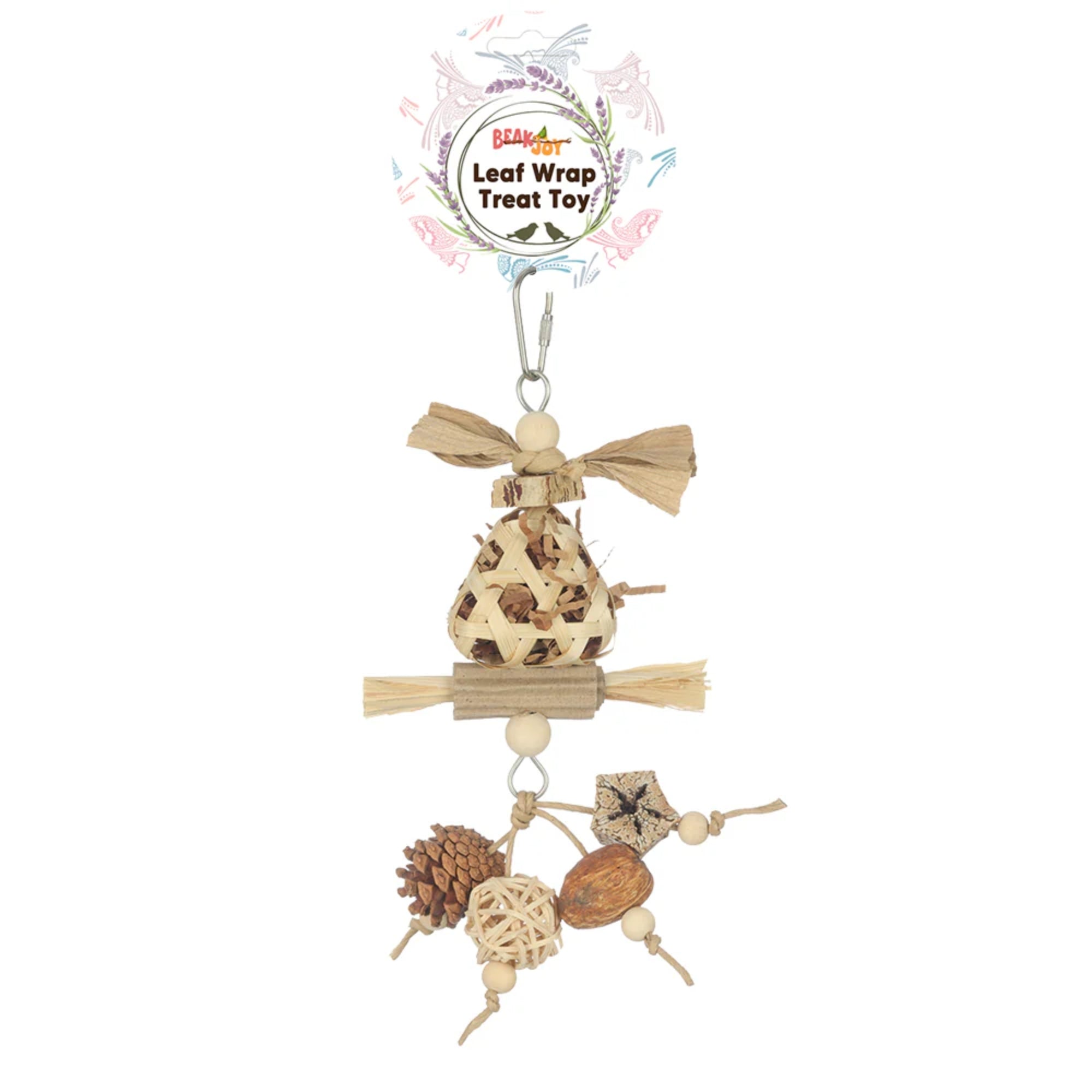 BeakJoy Leaf Wrap Treat Toy