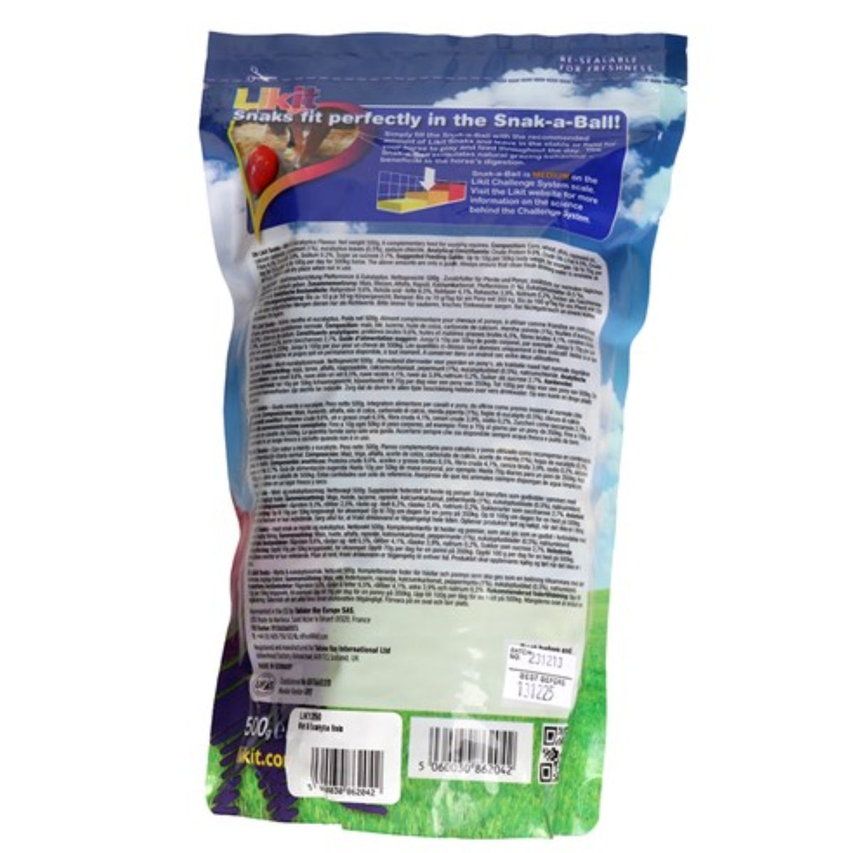 Likit Mint & Eucalyptus Snaks Horse Treats 500g